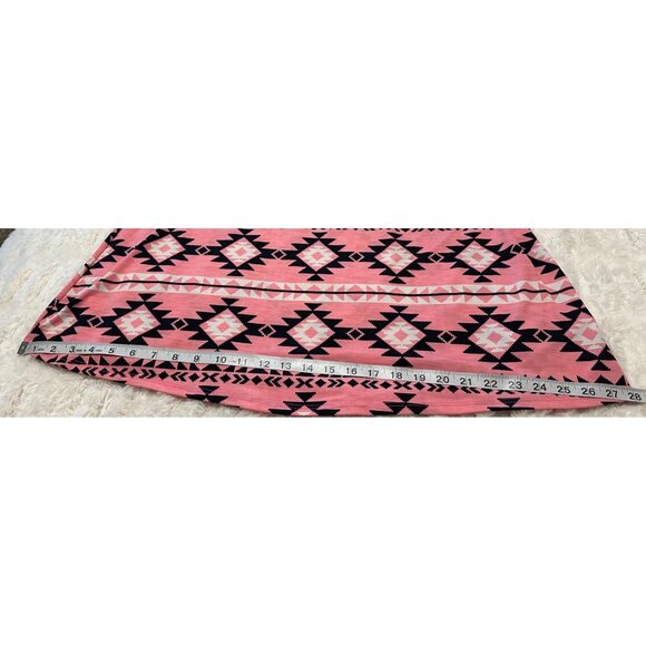 Women's TEE FOR THE SOUL Brand Shift Dress Geometric Print Poly Blend Size M - Picture 9 of 16